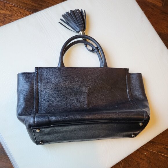 KATE SPADE NEW YORK Crossbody Satchel Bag with Foldable Handles Tassel Purse - Picture 3 of 11